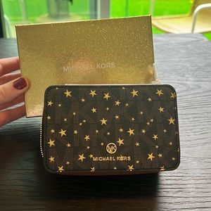 Michal Kors small jewelry/makeup case.